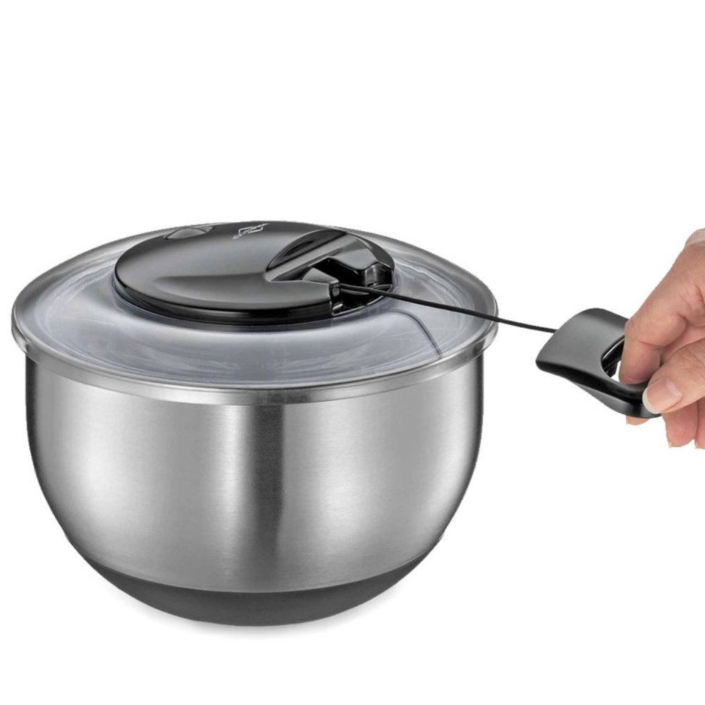 Küchenprofi - Edelstahlsalatschleuder "Turbo"