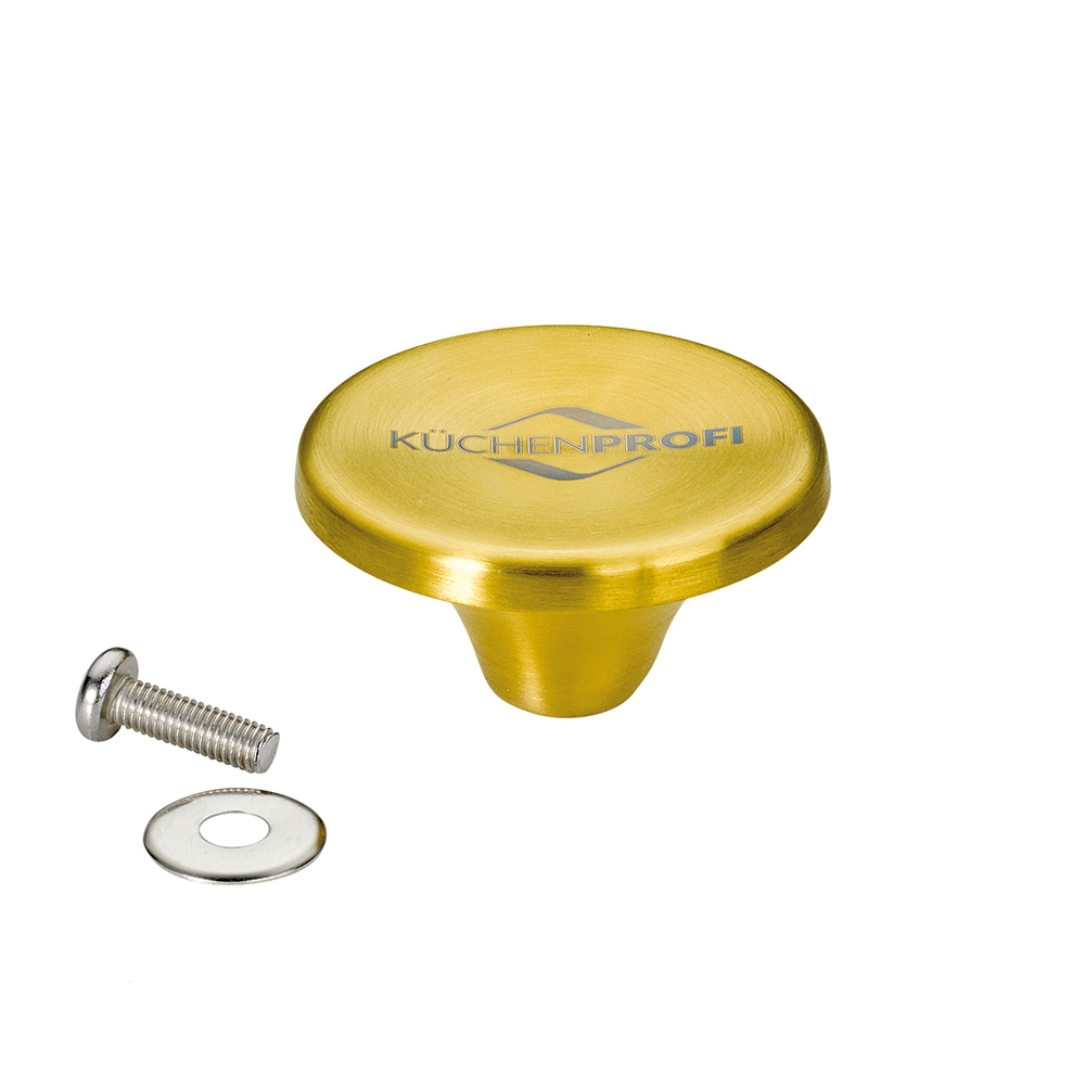 Küchenprofi - lid knob brass colored