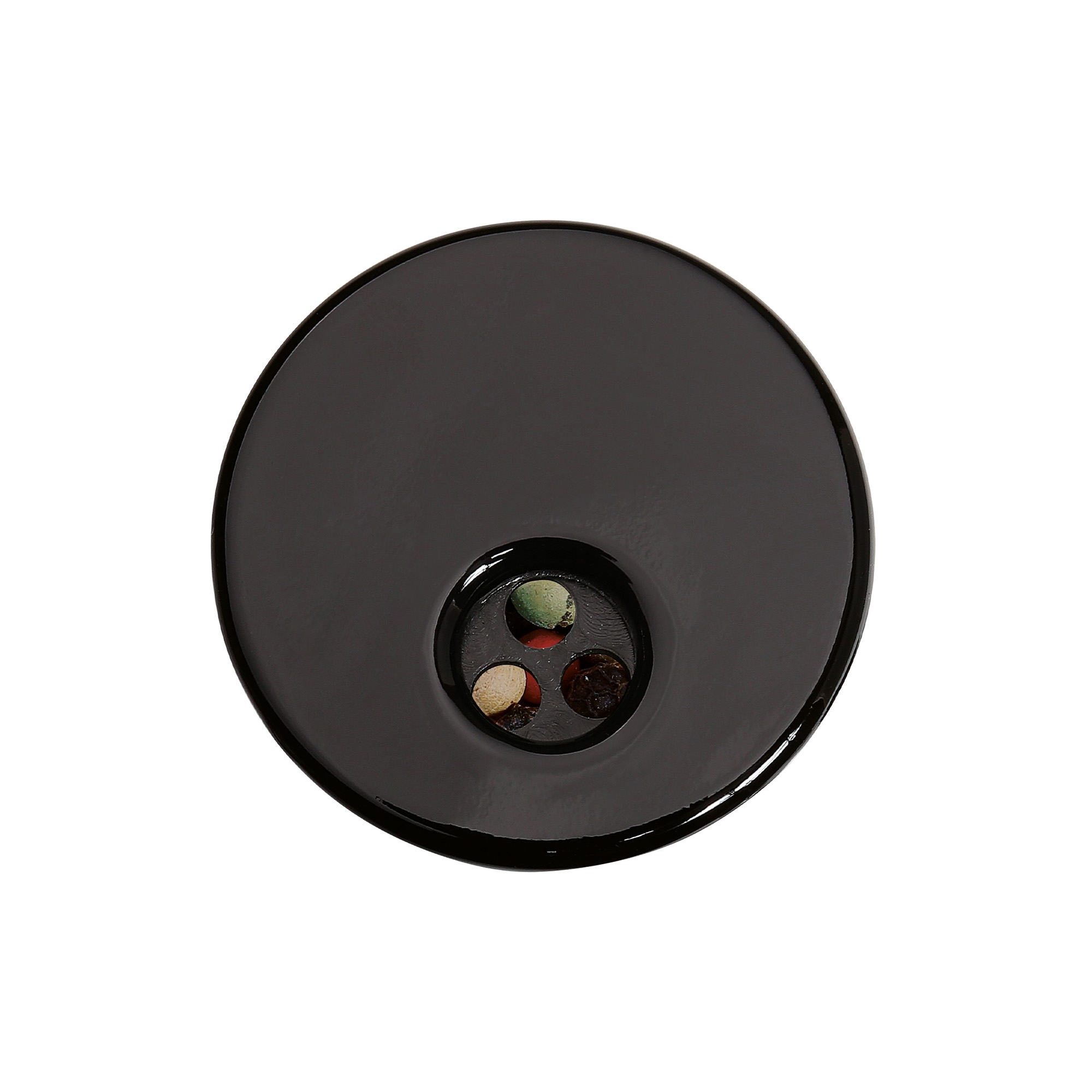 Deckel des Küchenprofi Gewürzkarussells RONDO in Schwarz