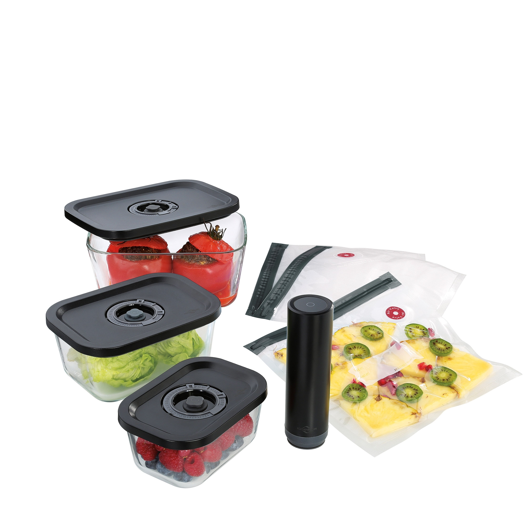 Küchenprofi - Vakuumier-Set EASYFRESH, 7-tlg.