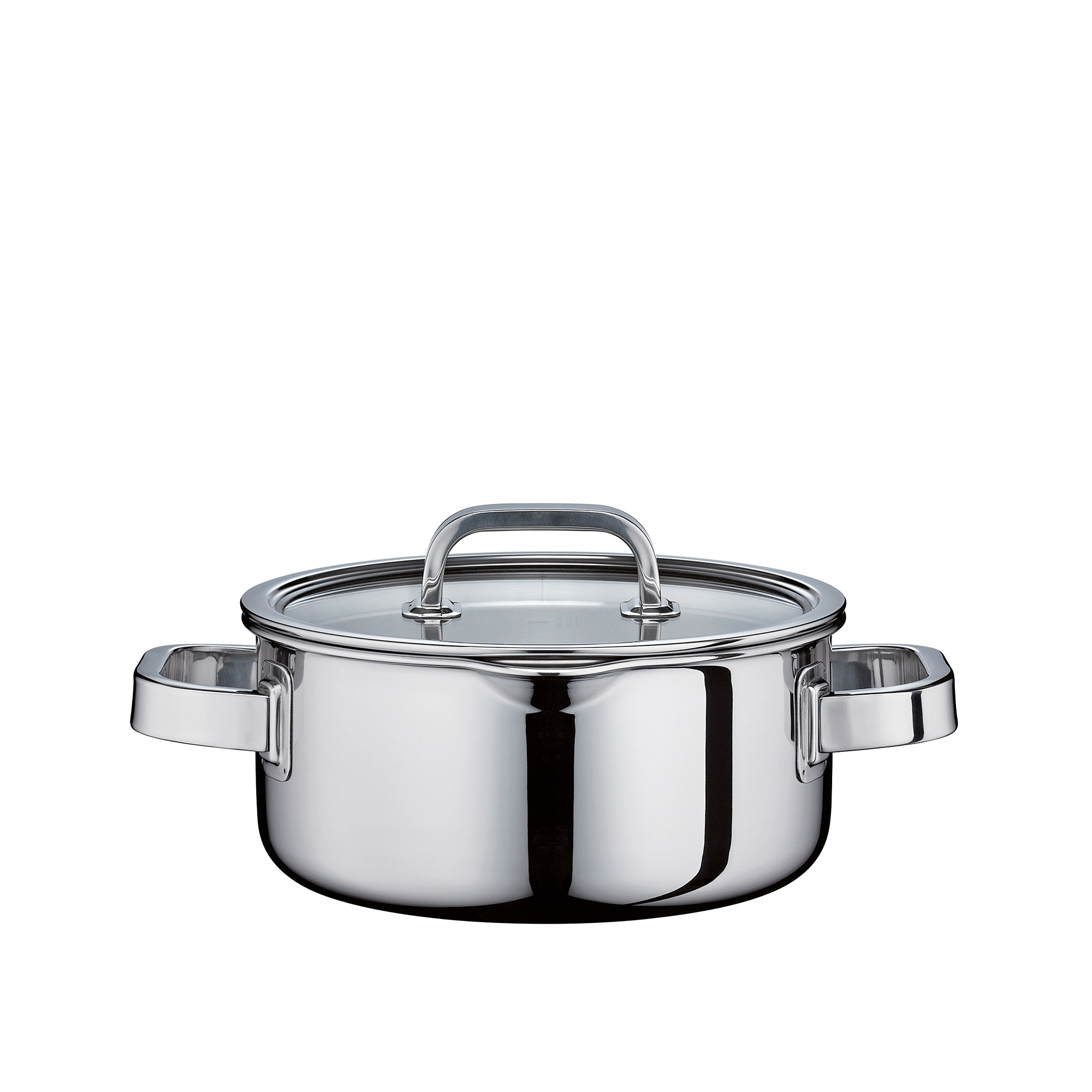 Spring - Bratentopf mit Glasdeckel FINESSE2+ 2,7 L