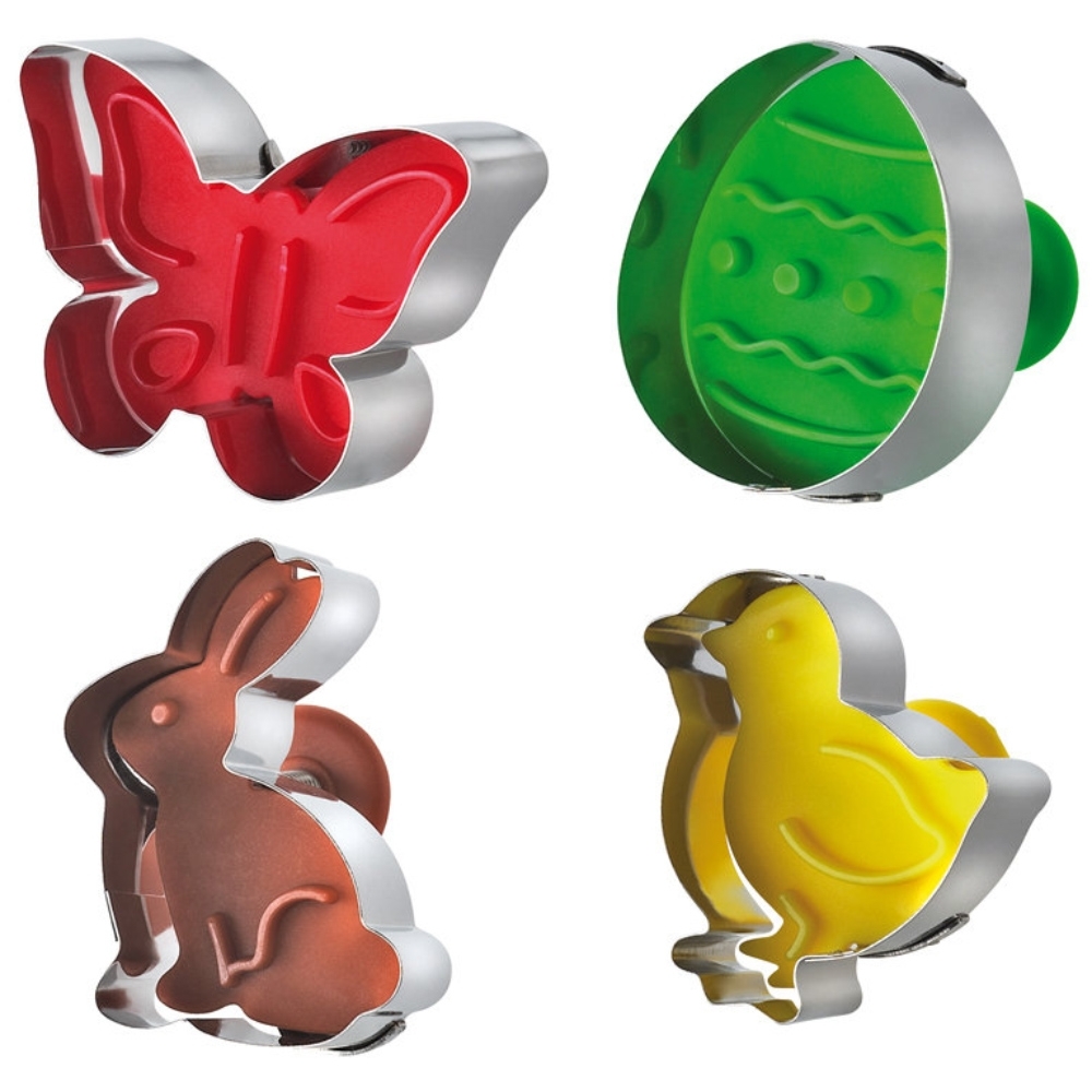 Küchenprofi - Cookie cutter Easter, Set of 4