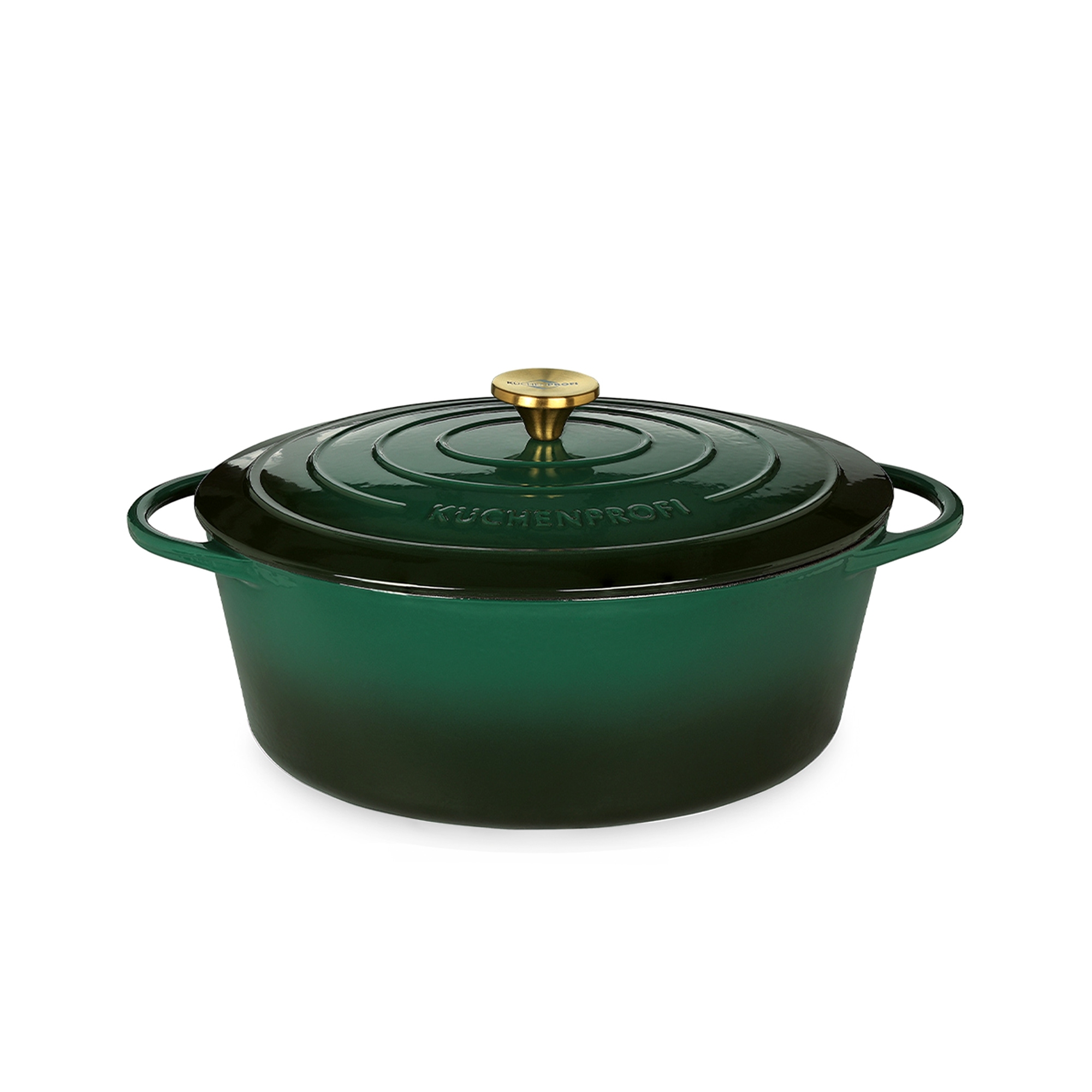 Küchenprofi - PROVENCE - oval French Oven - racing green