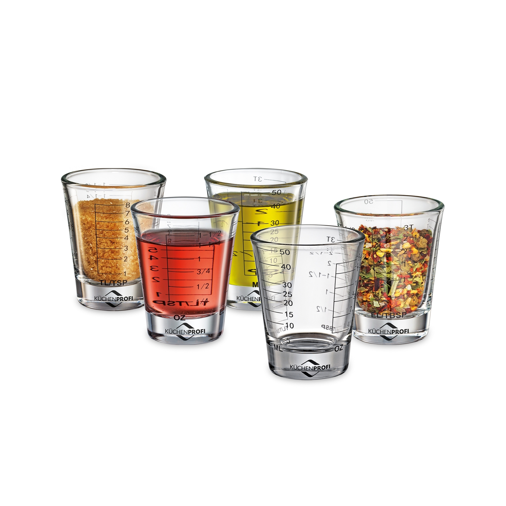 Küchenprofi - Mini-Messbecher - Glas - 50 ml