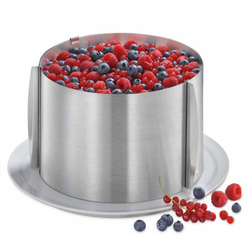 Küchenprofi - Cake ring adjustable, round - BAKE