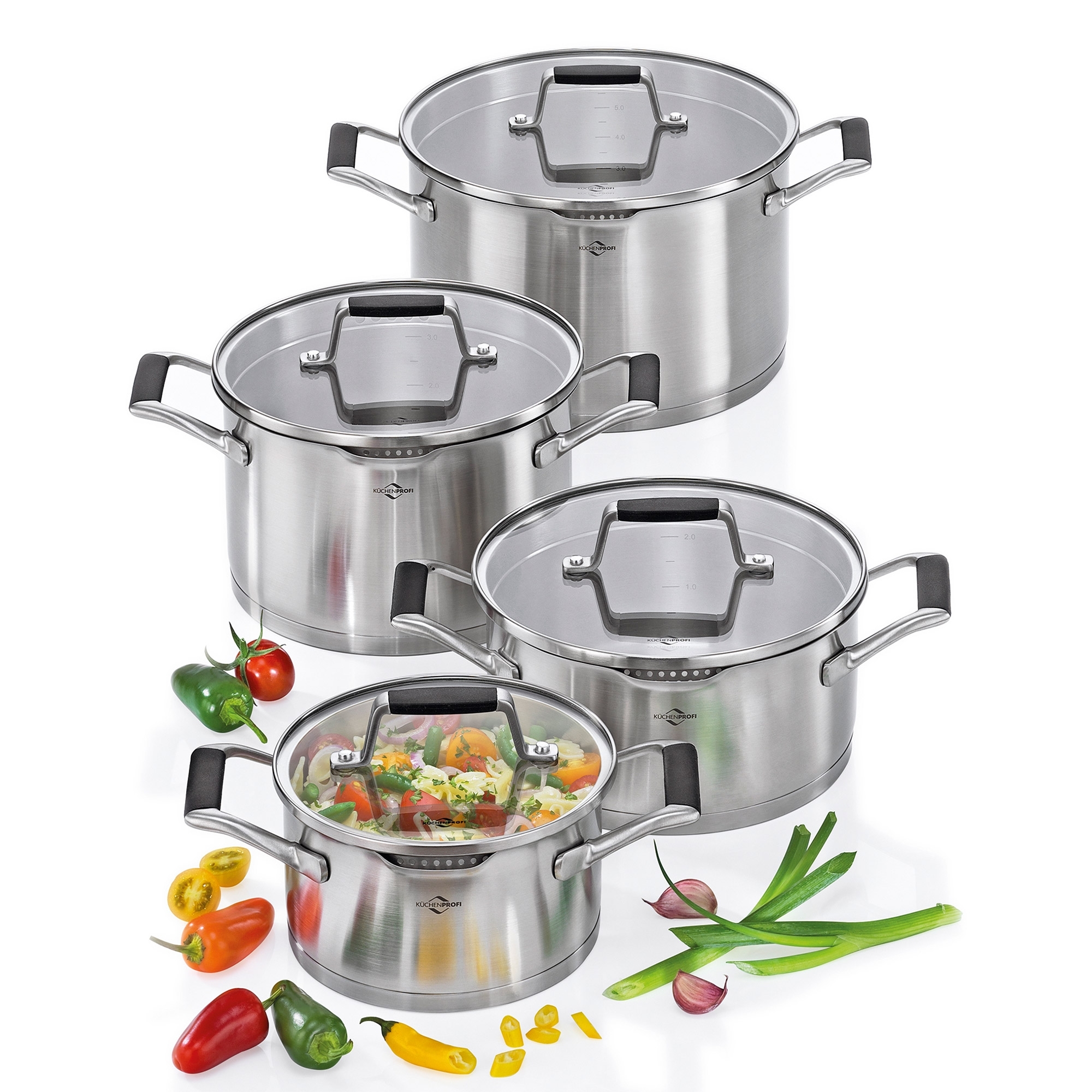 Küchenprofi - COOK - BOLOGNA cooking pot - Set of 4 Küchenprofi - COOK - BOLOGNA cooking pot - Set of 4