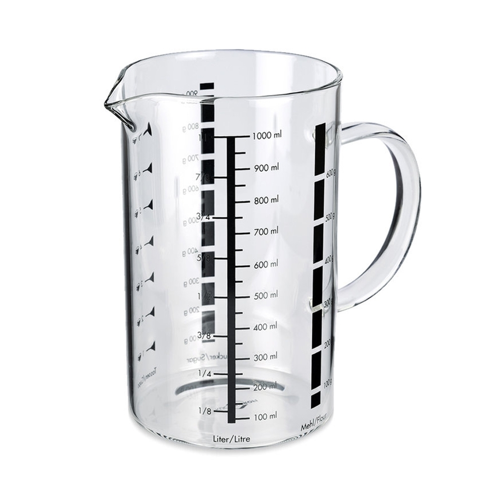 Küchenprofi - Messbecher aus Glas