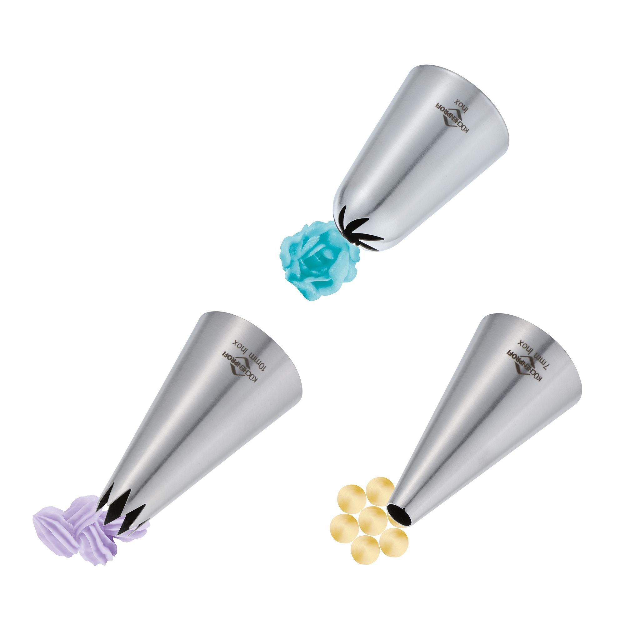 Küchenprofi - Spritzbeutel-Set - BAKE - 5-tlg.