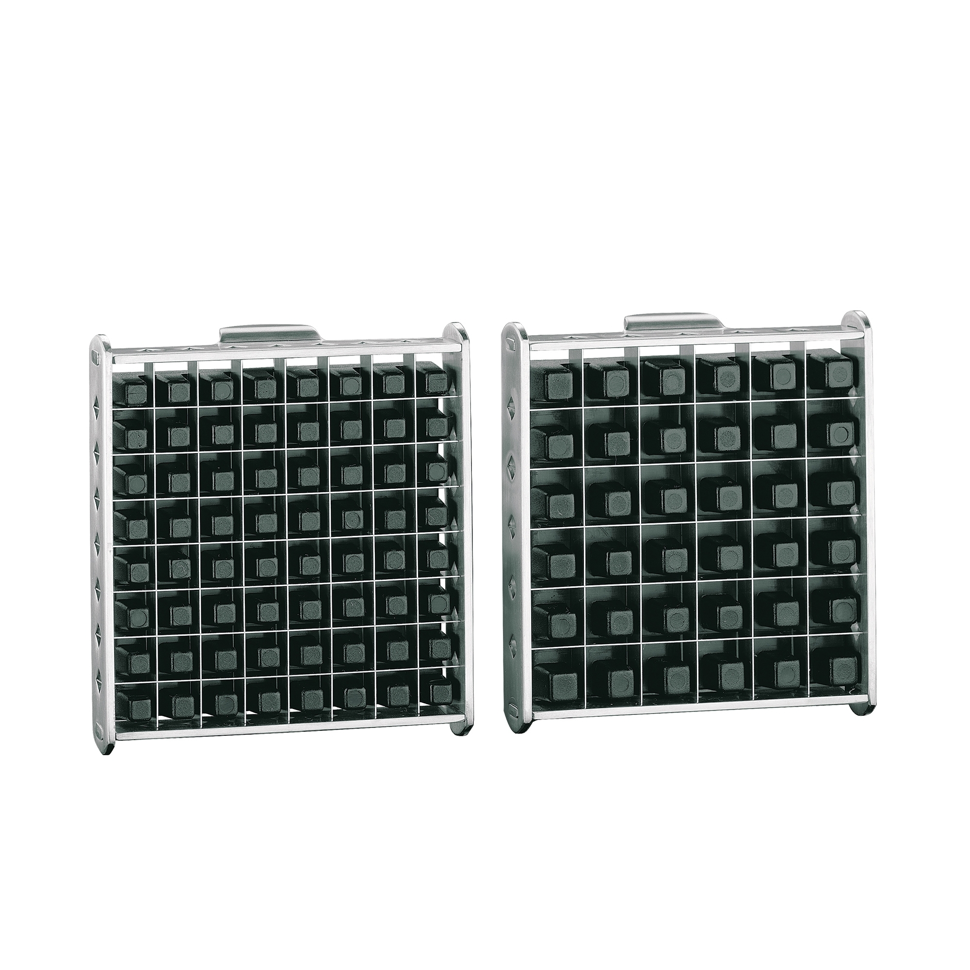 Zwei Edelstahl-Einsätze für Küchenprofi Pommes Frites/Gemüse