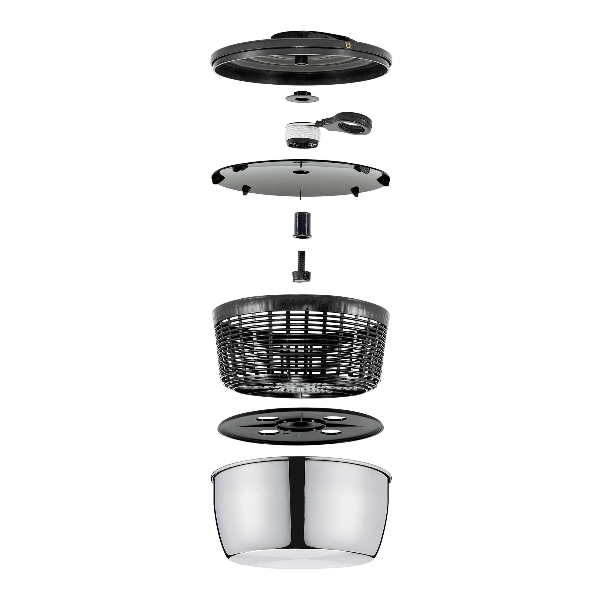 Küchenprofi - Lid for salad spinner WAVE, black