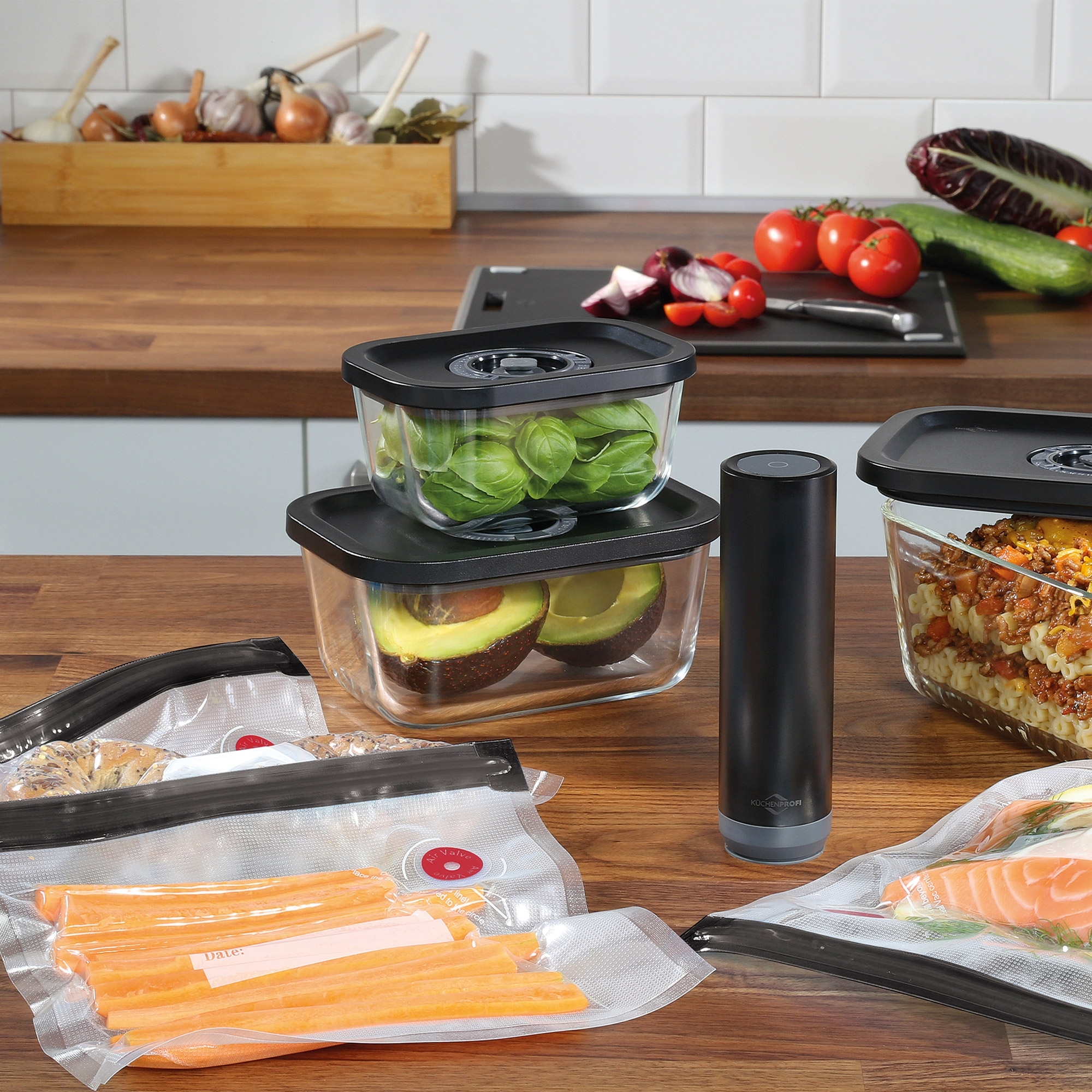 Küchenprofi - Vakuumier-Set EASYFRESH, 7-tlg.