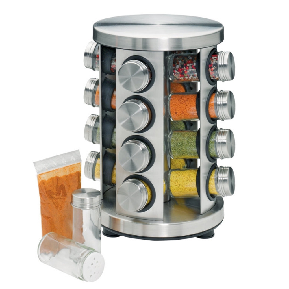 Küchenprofi - Spice rack with 16 glasses