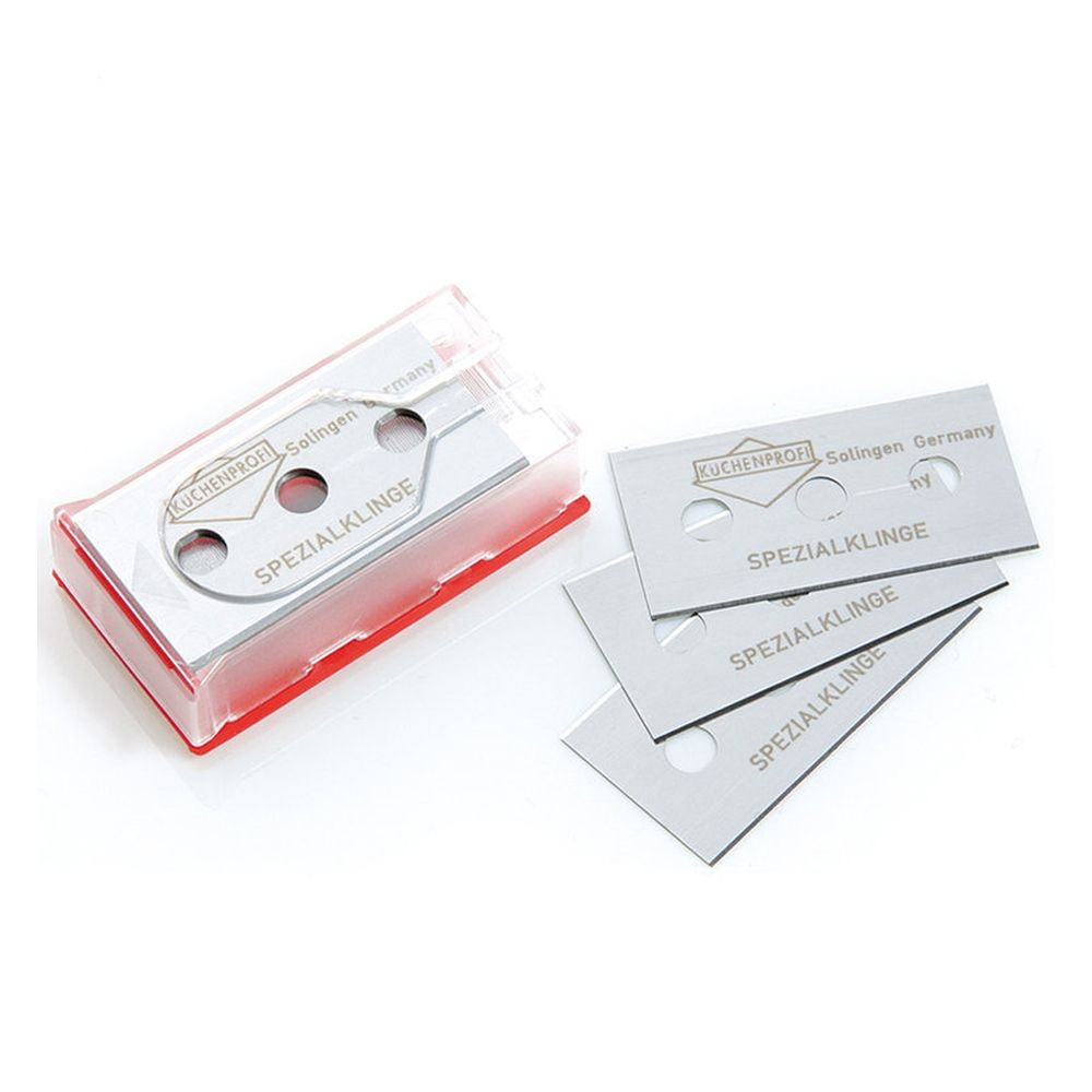 Küchenprofi - spare blades 10 pieces dispenser