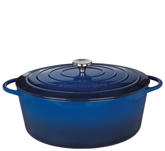 Küchenprofi - PROVENCE - oval French Oven - ocean blue