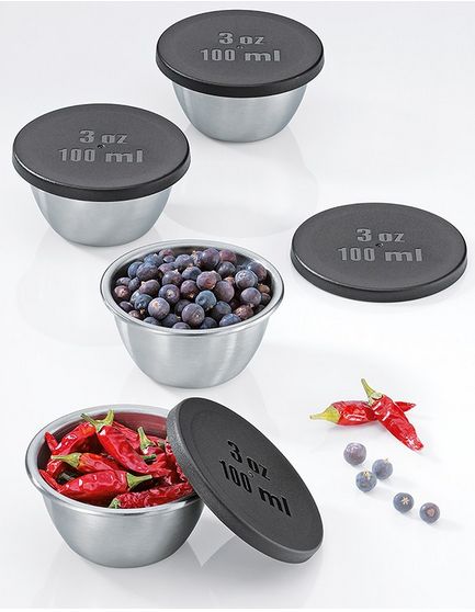 Küchenprofi - Mini-Gewürzdosen 4er-Set Küchenprofi - Mini-Gewürzdosen 4er-Set