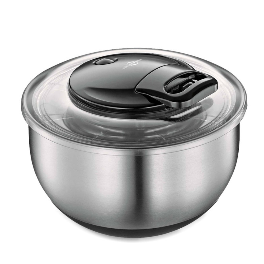 Küchenprofi - Edelstahlsalatschleuder "Turbo" Küchenprofi - Edelstahlsalatschleuder "Turbo"